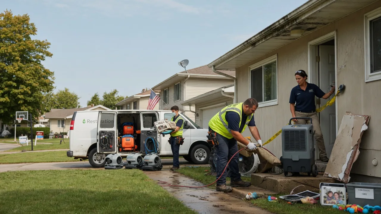 Water Damage Restoration in Cornell, MI near me